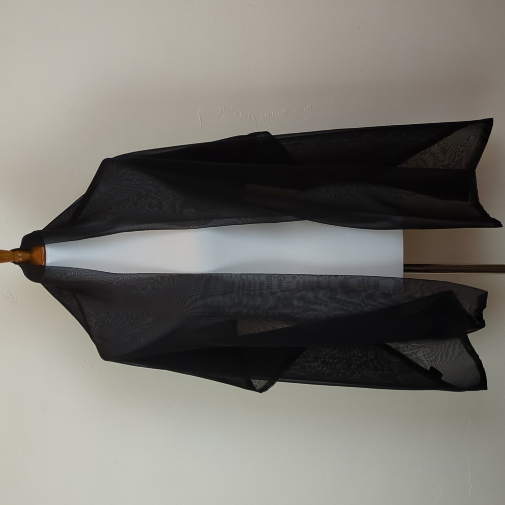 Sheer Black Shawl